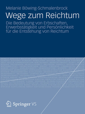 cover image of Wege zum Reichtum